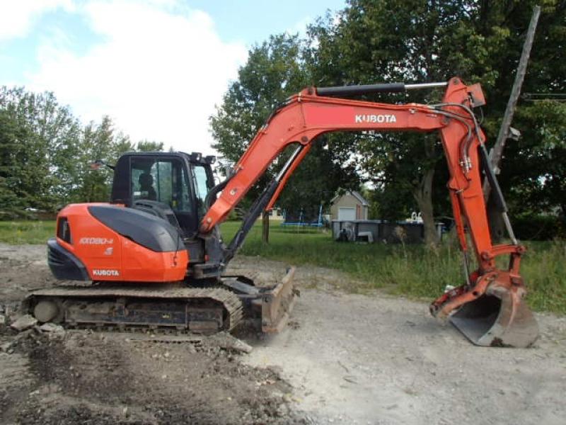 Kubota KX0804 2014 EquipMtl